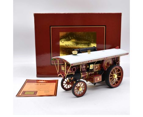 Midsummer Models Burrell Scenic Showman's Engine 'Earl Beatty', 1:25 scale, boxed, with certificate; with wooden display stan