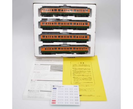 Tomix HO model railway set, ref HO-003 Interurban series 113-2000, 4-car set, boxed.