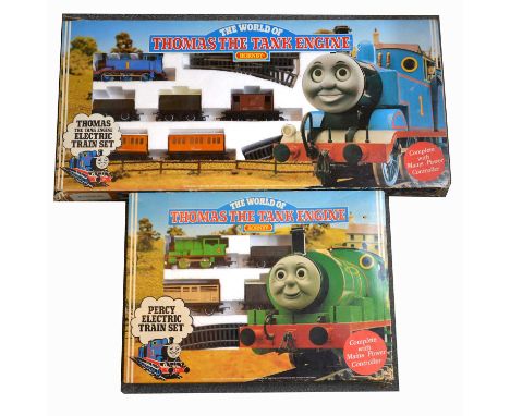 Hornby OO gauge model railways from the Thomas the Tank Engine series, two sets including ref R181 Thomas the Tank Engine ele