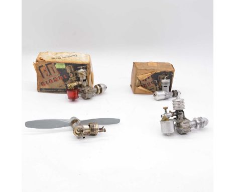 Four vintage ED diesel engines, including two Penny Slots; ED BEE series one and two (two boxed).Qty: 4