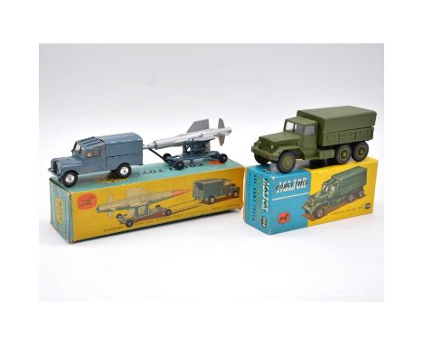 Corgi Major Toys die-cast model truck, ref 1118 'International' 6x6 army truck, boxed; Corgi Toys die-cast model gift set, no