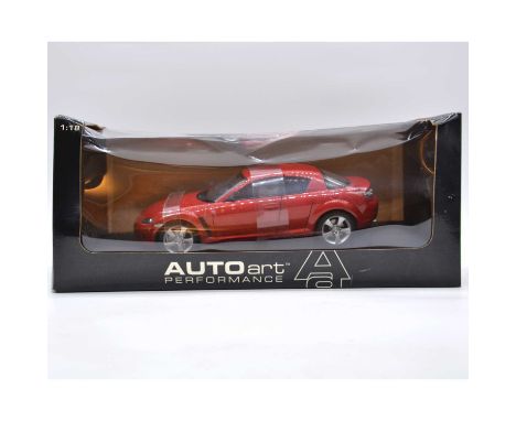 Autoart Performance model Mazda RX-8, 1:18 scale, boxed.