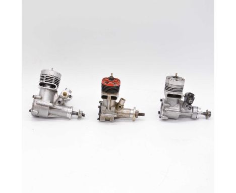 Three glow engines, including vintage American CL; VECO 19 RC; MERCO 35 RC. Qty: 3
