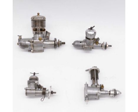 Four FROG diesel and glow engines, including 500 glow; 1.5cc diesel; 1cc vintage; 80.Qty: 4