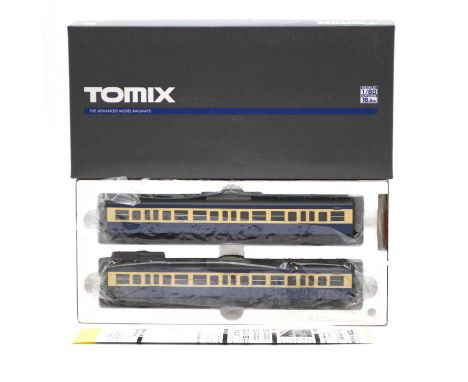 Tomix HO model railway passenger coaches ref HO-070 JR 113-1500, 2-car, boxed.