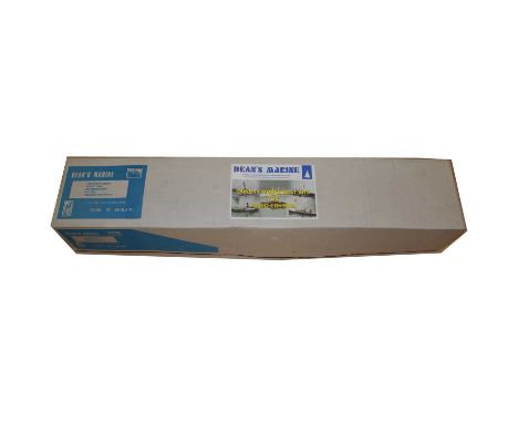 Deans Marine kit-built H.M.Y. Britannia, part-built, includes original instruction manual, scale 1:96 length 130cm, boxed.