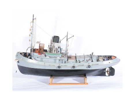 Mount fleet models 'Empire Ivy / Flying Tempest' kit-built remote control model ship, Empire Ivy livery, 1:32 scale, length 1