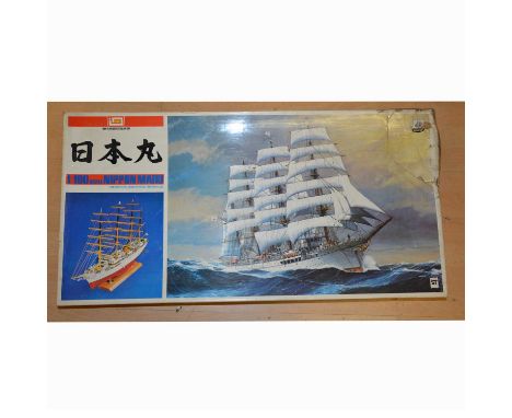 Imai Japanese ship model kit, 'Nippon Maru', 1:100 scale, unchecked but appears complete, boxed.