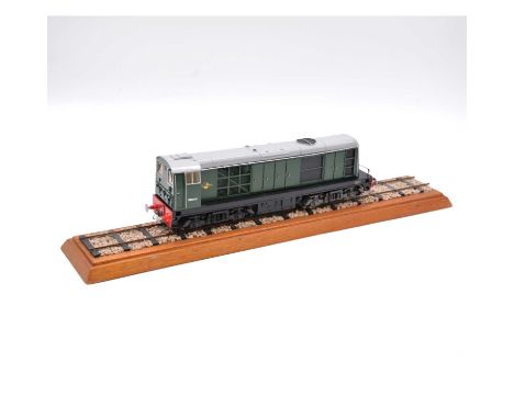 A scratch-built fine scale O gauge locomotive, BR class 20 'Chopper' diesel electric locomotive no. D8000, twin powered bogie