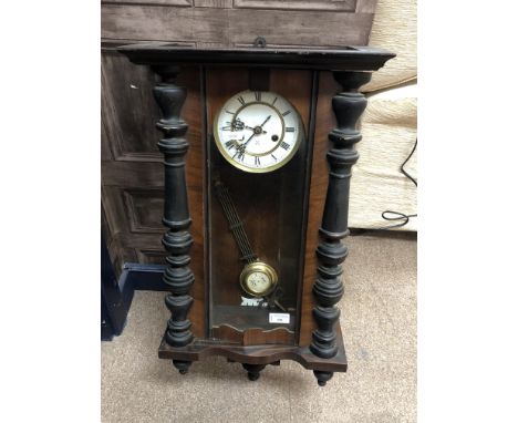 MAHOGANY WALL CLOCK