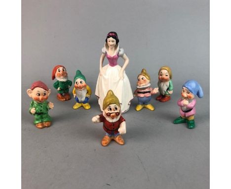 HUMMEL FIGURE OF SNOW WHITE AND THE SEVEN DWARFS, from 'The Walt Disney Collection', 14cm high