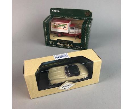 COLLECTION OF CORGI AND OTHER MODEL VEHICLES, including cars and vans