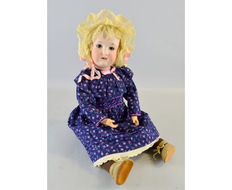 Heubach Koppelsdorf 'Thuringia' bisque headed doll, 46cm, Provenance:  From a single owner collection of over 300 dolls inclu