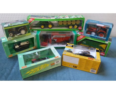 As new boxed Tractors and farm machinery to include Siku Massey Fergusson Combine Harvester No 4251, 1.32 scale (7) 