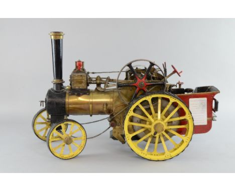 Scratch built Burrell traction engine, 1.5inch scale with a Luton and Chrysler Society of Model Engineers Boiler Test Certifi