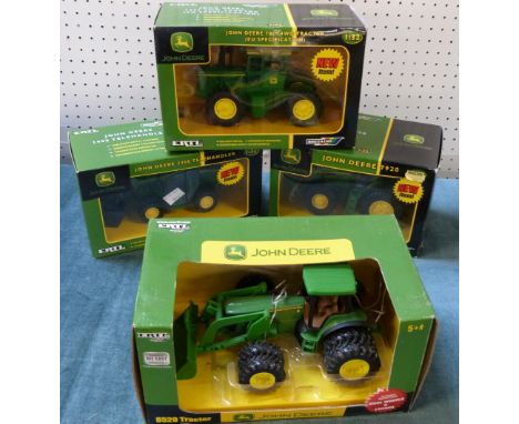 Britains boxed as new John Deere tractors to include 3400 Telehandler, 1.32 scale 