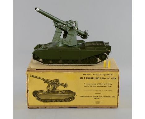 Britains Military Equipment, self-propelled 155m.m. Gun, No. 2175, Excellent Condition.