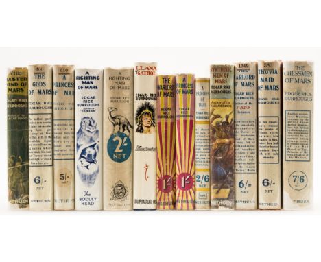 NO RESERVE Burroughs (Edgar Rice) A Princess of Mars, 1919; The Gods of Mars, 2020; The Warlord of Mars, 1920; Thuvia, Maid o