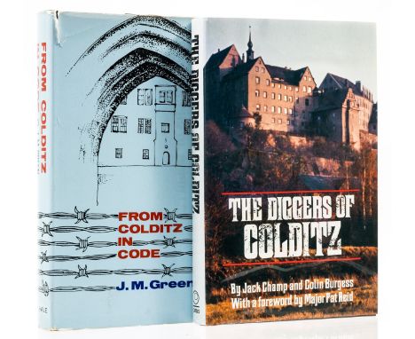 NO RESERVE Green (J. M.) From Colditz in Code, signed presentation inscription from the author "To Faie &amp; Michael with th