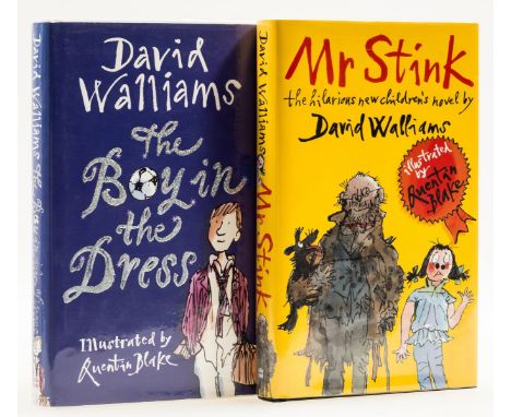 Walliams (David) Mr. Stink, signed presentation inscription from the author, signed by the illustrator Quentin Blake on title