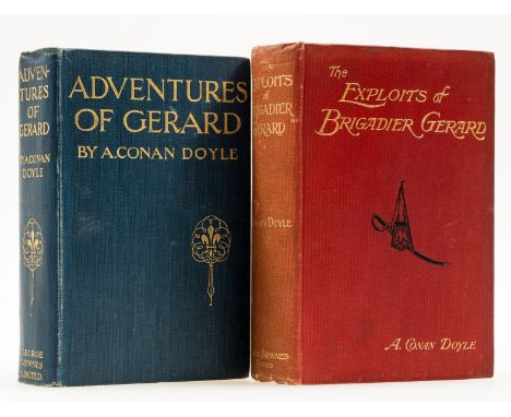 NO RESERVE Doyle (Sir Arthur Conan) The Exploits of Brigadier Gerard, bookplate to pastedown, 1896; Adventures of Gerard, [19