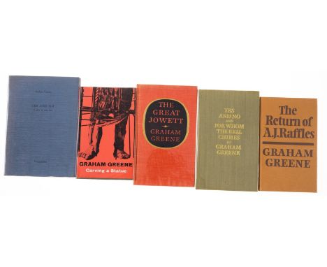 Greene (Graham) The Great Jowett, spine faded, 1981; Yes and No and For Whom the Bell Chimes, 1983; The Return of A.J. Raffle