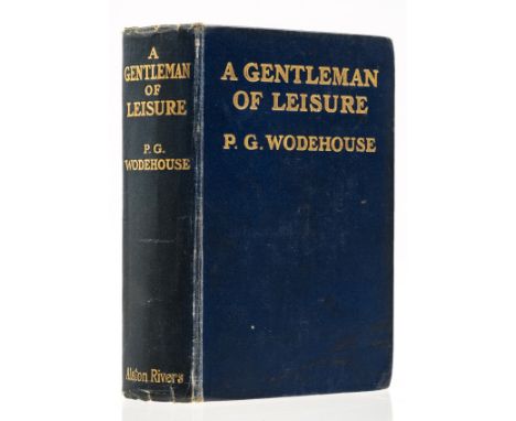 Wodehouse (P.G.) A Gentleman of Leisure, first English edition, blank bookplate and small stamp to pastedown, light offsettin