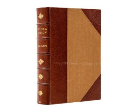 Beerbohm (Max) Zuleika Dobson, first edition, brown half morocco by Bayntun-Riviere, spine gilt in compartments, a very attra