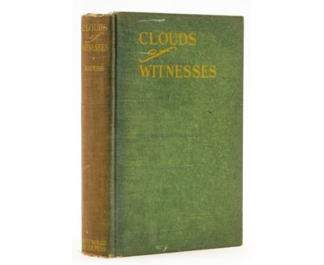 NO RESERVE Sayers (Dorothy L.) Clouds of Witnesses, first American edition, light spotting to endpapers, original cloth, disc