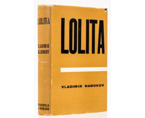 Nabokov (Vladimir) Lolita, first English edition, original boards, dust-jacket, slight chips, nicks and creases to edges, a l