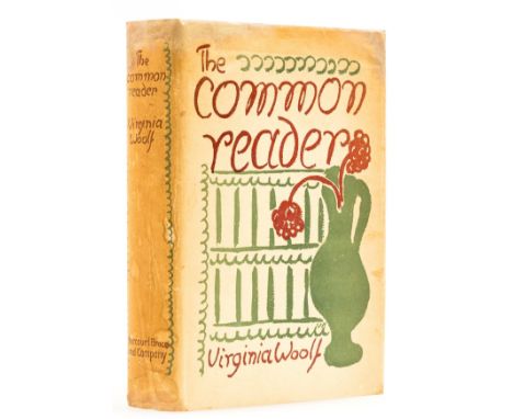 Woolf (Virginia) The Common Reader, first American edition, original boards, fine, dust-jacket, portions of loss, neatly repa