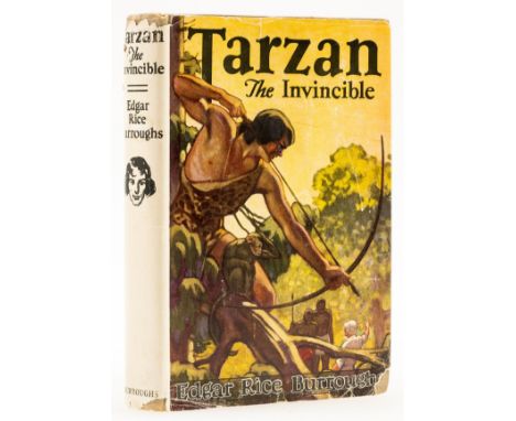 NO RESERVE Burroughs (Edgar Rice) Tarzan the Invincible, first edition, frontispiece, original boards, extremities bumped, du