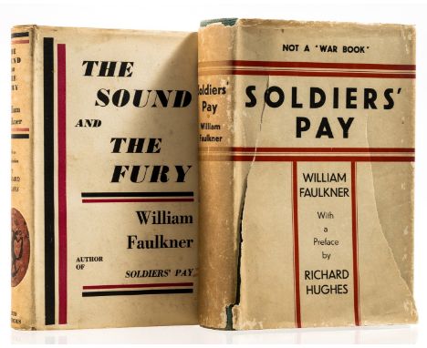 Faulkner (William) Soldier's Pay, cloth spines lightly faded, jacket rubbed with light surface soiling, extremities nicked an