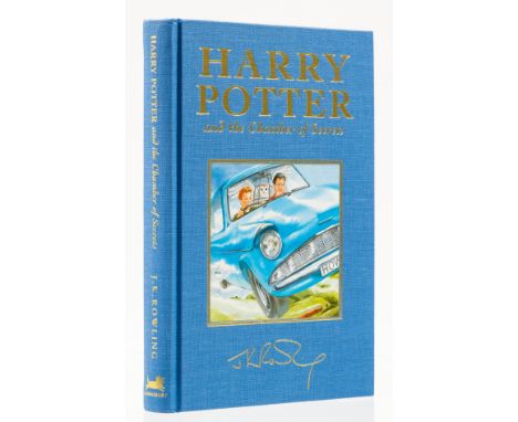 Rowling (J.K.) Harry Potter and The Chamber of Secrets, first deluxe edition, first printing, original cloth with mounted col