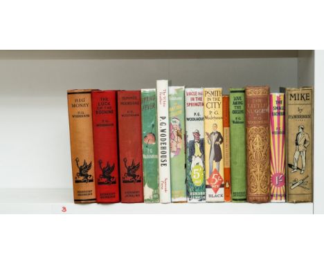 Wodehouse (P.G.) Big Money, 1931; The Luck of the Bodkins, 1935; Summer Moonshine, 1938, first editions, some endpapers brown
