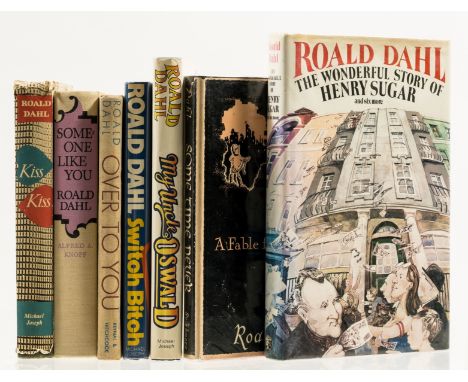 Dahl (Roald) The Wonderful Story of Henry Sugar, jacket a little toned at edges, spine faded, 1977; Some Time Never, light su