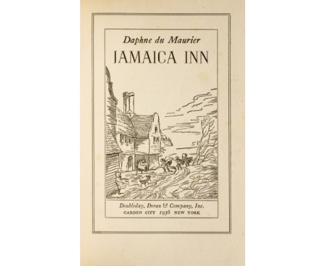 Du Maurier (Daphne) Jamaica Inn, first American edition, light foxing, modern green half calf, new endpapers, light scuffing,