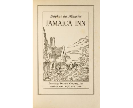 Du Maurier (Daphne) Jamaica Inn, first American edition, light foxing, modern green half calf, new endpapers, light scuffing,