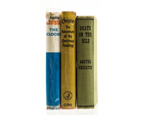 Christie (Agatha) Death on the Nile, original cloth, a little soiled, joints rubbed,  1937; The Clocks, first few pages spott