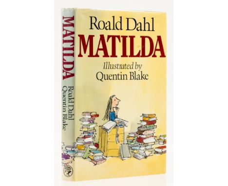 Dahl (Roald) Matilda, first edition, cut signatures of the author and illustrator laid down on title, illustrations by Quenti