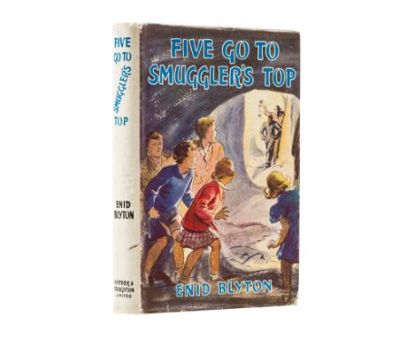 Blyton (Enid) Five Go to Smuggler's Top, first edition, colour frontispiece and illustrations by Eileen Soper, pictorial endp