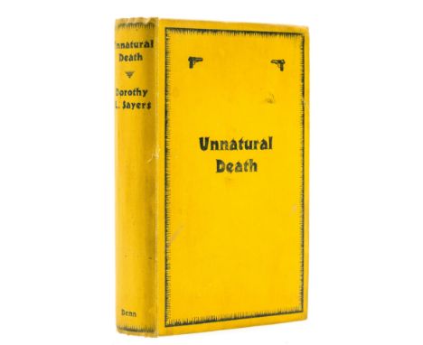Sayers (Dorothy L.) Unnatural Death, first edition, small ink ownership name to front free endpaper, light foxing to first fe