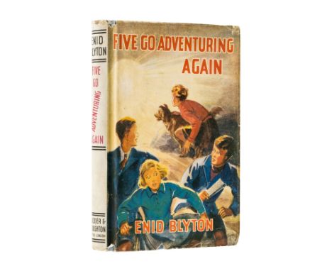 Blyton (Enid) Five Go Adventuring Again, first edition, colour frontispiece and illustrations by Eileen Soper, pictorial endp