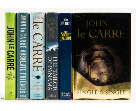 Le Carré (John) The Secret Pilgrim, 1991; The Tailor of Panama, 1996; The Constant Gardener, ownership name to endpapers, 199