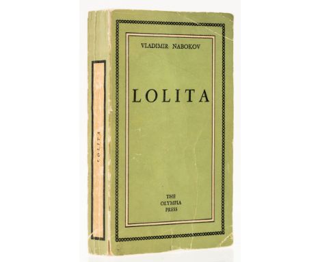 NO RESERVE Nabokov (Vladimir) Lolita, first Israeli edition, bookseller's sticker to pastedown, original wrappers, creased, l