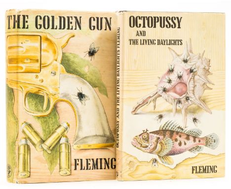 Fleming (Ian) Octopussy and the Living Daylights, 1966; The Man With the Golden Gun, light spotting to title and fore-edge, 1