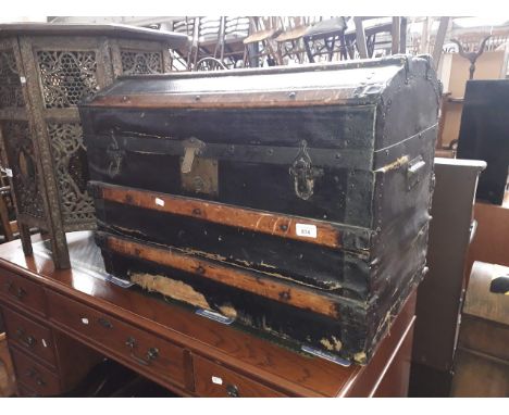 An antique domed trunk 