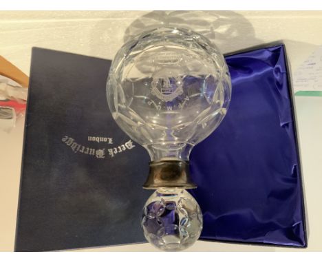 Pat Crerand Manchester United Football Decanter: Presented to Crerand who was guest of honour at a charity dinner at Old Traf