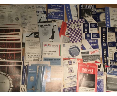 1960s Football Programmes: Quantity of mainly London clubs in very good condition. Includes 23 Arsenal homes from 70/71 all w