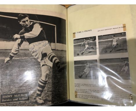 Signed Football Photo Collection: Majorly are large photos with about a third being large magazine pictures. Lots of 50s 60s 